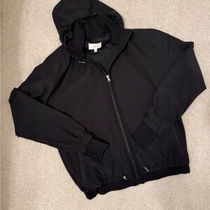 Lou & Grey Charcoal Hooded Windbreaker